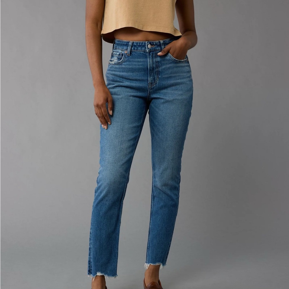 American Eagle Outfitters Blue Straight Leg Jeans